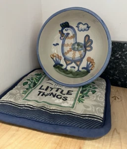M.A. Hadley Pottery Bowl 5 1/4" Rooster Chicken Cereal Salad Dessert Vintage - Picture 1 of 5