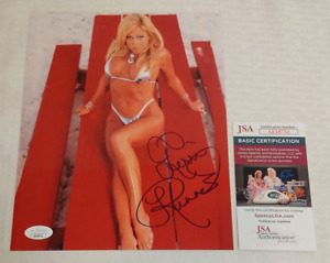 TERRI RUNNELS Autographed Signed JSA WWF 8x10 Photo WWE WCW Marlena Bikini Feet