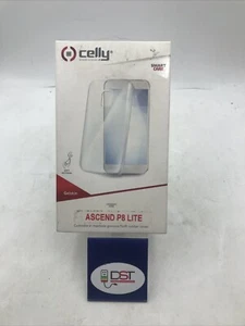 Cover Case CELLY TPU PER HUAWEI P8 LITE Morbida TRASPARENTE - Foto 1 di 2
