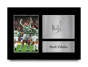 Mark Viduka Celtic gerahmte Geschenkidee gedrucktes Autogrammbild für Fußballfan - Bild 1 von 17