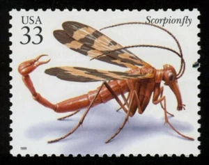 #3351s 33c Scorpionfly, Mint **ANY 5=FREE SHIPPING** - Picture 1 of 1