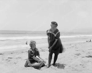 Ladies In Vintage Sailor Bathing Suits 8x10 Reprint Of Old Photo - Picture 1 of 1