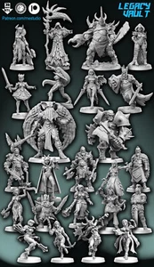 Impression 3D Figurines RN Studio Lagacy Vault - Picture 1 of 25