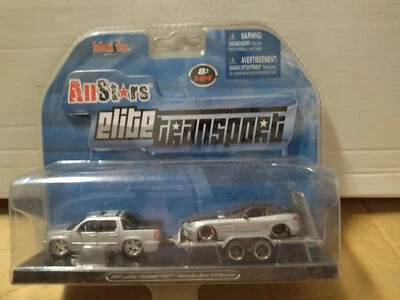 CADILLAC ESCALADE 2007 EXT + MERCEDES SLR MCLAREN 1:64 MAISTO ELITE TRANSPORT - Imagen 1 de 4