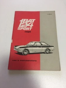 libretto uso manutenzione Fiat 124 Sport - Foto 1 di 2