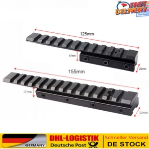 Jagd 11mm to 20mm Weaver Picatinny Adapter Montage - Bild 1 von 11