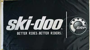MOTOS DE NIEVE SKI-DOO BETTER RIDERS 3x5 ft bandera hombre cueva garaje - Imagen 1 de 1
