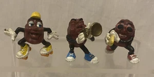 CALIFORNIA RAISINS Figuren 3er Set SAMMLERSTÜCKE Skater Surf Horn - Bild 1 von 4