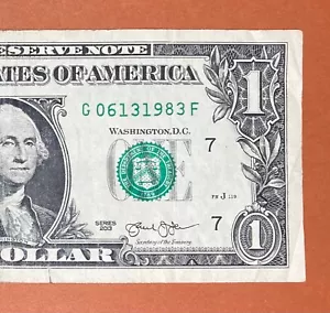 June 13, 1983 ( G 06131983 F ) Birthday Note $1 One Dollar Bill - Picture 1 of 3