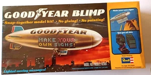 Revell GoodYear Blimp Vintage 1977 Snap Model Kit New in Shrink - Picture 1 of 6