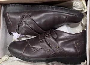Walking Cradles Womens Christy Brown Leather Boot Size 7.5 WW Extra Wide In Box - Picture 1 of 8