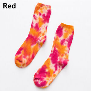 Unisex Casual Tie Dye Socks Novelty Printing Socks Sock Warm Women Men 1Pair nEW