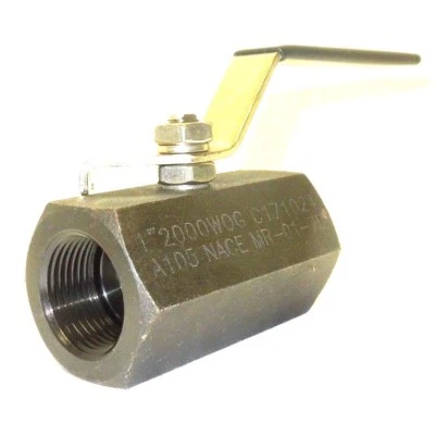 Válvula de bola 1" 2000 psi FNPT puerto reducido cuerpo de carbono 304S/S ajuste TEP7100-121 Foto 1 de 3