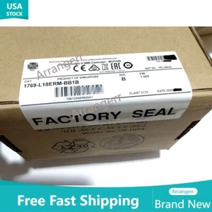 Nuovo Sigillato 1769-L18ERM-BB1B AB CompactLogix 0.5MB Controller Movimento US Free Tax - Foto 1 di 1