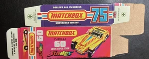 Matchbox Superfast Streakers #60 Lotus Super Seven Type K Repro Box - Picture 1 of 2