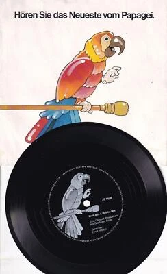 🎱 RAR PROMO Ernst H. Hilbich .. Das Neueste vom Papagei 1980er Glasurit Werbung - Bild 1 von 4