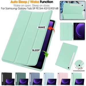 Smart Case für Samsung Galaxy Tab S9 FE X510/X516B Tablet 11"" PU Leder Abdeckung - Bild 1 von 18