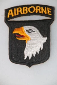 101ST AIRBORNE US ARMY CLOTH SLEEVE PATCH ONE PIECE GOOD COPY OF WWII - Picture 1 of 3