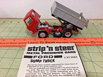 Vintage MPC Strip N Steer metal FORD Dump Truck by Kirk Denmark - Image 1 of 4