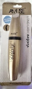 Amuse Long Lash wasserfeste Wimperntusche Duo | Verlängerung & Volumen schwarz Neu mit Etikett - Bild 1 von 1