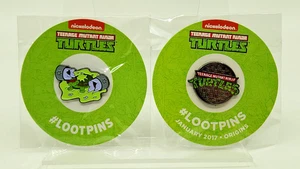 Pin de alfileres de botín para caja de botín - Tortugas Ninja mutantes adolescentes - Nuevo en caja sellado nuevo - Imagen 1 de 1