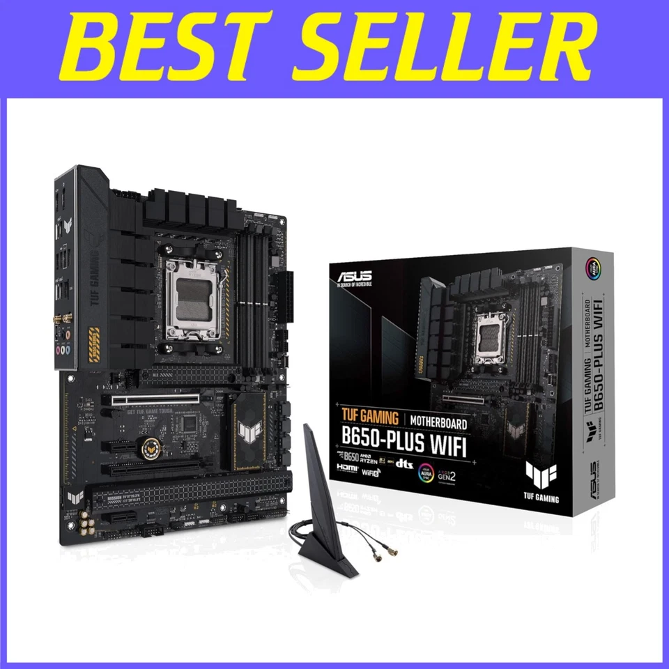 Aura Sync AMD B650 AM5 Desktop Motherboard - WiFi 6, 2.5GbE - Image 1 of 4