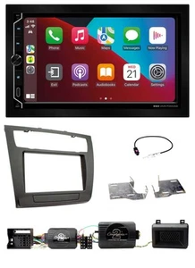 ESX 2DIN DAB USB Lenkrad Bluetooth Autoradio für BMW 1er PDC aut. Klima E87/E88/ - Bild 1 von 12