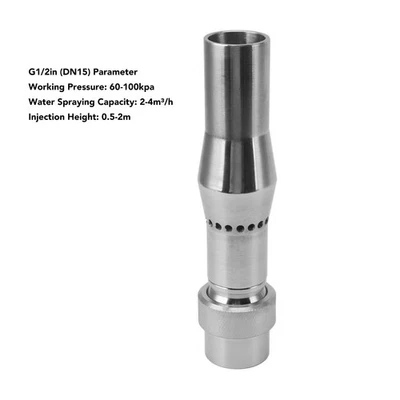 Mehrarmige Springbrunnendüse Edelstahl Kugelgelenk Innengewinde KU - Bild 1 von 4