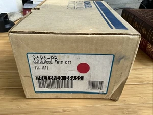 Kohler Flexjet K-9696-PB Kit guarnizioni idromassaggio ottone lucido vibrante con 6 getti - Foto 1 di 9