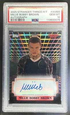 2025 Topps High Tek Stranger Things Millie Bobby Brown Auto Palace Arcade #A-MBB - Image 1 of 2