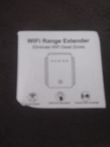 Extensor de Alcance WiFi, Zonas Muertas WiFi Eliminadas, Color Negro, Repetidor WiFi - Imagen 1 de 2