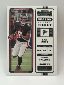 2022 Panini Contenders Season Ticket Kyle Pitts #9 - Falcons - Picture 1 of 2
