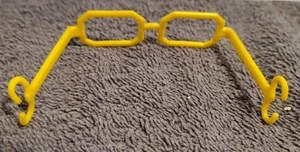 1970s MR. POTATO HEAD Vintage EYEGLASSES Yellow Plastic Glasses HASBRO Accessory - Picture 1 of 4