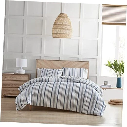 Stone Cottage Conrad 3 Piece Duvet Cover Set Size Full/Queen (Gray)