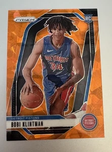 2024-25 Panini Prizm Bobi Klintman ORANGE ICE PRIZM #266 (RC) Rookie Card ⭐️ - Picture 1 of 2