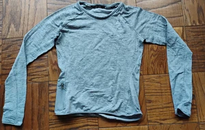 Nike Waffle Dri fit Womens Crew Gary Small Running Long Sleeve Shirt Thermal - Picture 1 of 6
