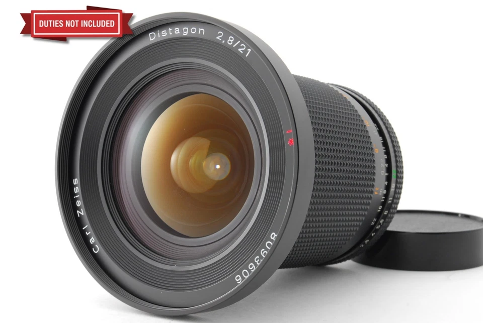 [Exc+5] Contax Carl Zeiss Distagon T* 21mm F/2.8 MMJ MF C/Y Mount From JAPAN - Image 1 of 4