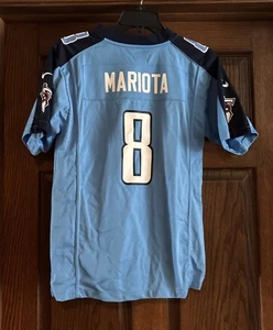 MARCUS MARIOTA #8 Jersey Youth Large 14 NFL Football Tennessee Titans Commanders - Picture 1 of 9