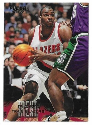 Tarjeta Fleer Basketball Gary Trent 1996-97 #92 Portland Trail Blazers Foto 1 de 2