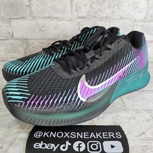 NikeCourt Air Zoom Vapor 11 Deep Jungle Fuchsia 2023 FD6793 001 Men's Size 10 - Picture 1 of 7