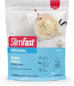 SlimFast Meal Replacement Powder, Original French 2.98 Pound (Pack of 1)  - Picture 1 of 8