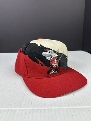 Vintage UNLV Running Rebels Splash Snapback Hat Mens Mitchell & Ness 100% Wool - Image 1 of 4