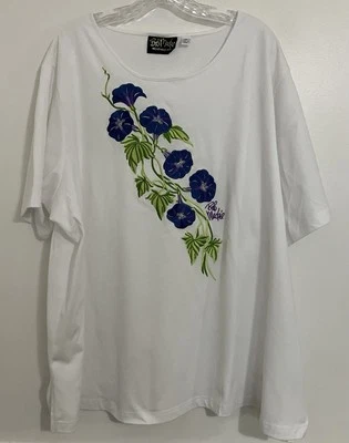 Top BOB MACKIE 3x Morning Glories Usable Arte Manga Corta Algodón Blanco Foto 1 de 4