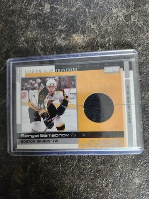 2000-01 Topps Stadium Club Souvenirs Jersey Sergei Samsonov Card# SCS-6 - Image 1 of 2