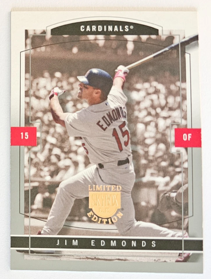 2004 Fleer Skybox Limited Edition Jim Edmonds #105 Cardinals Foto 1 de 1