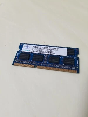 4GB Nanya 2Rx8 DDR3 PC3-12800S Laptop Ram Card NT4GC64B8HG0NS-DI - Image 1 of 4
