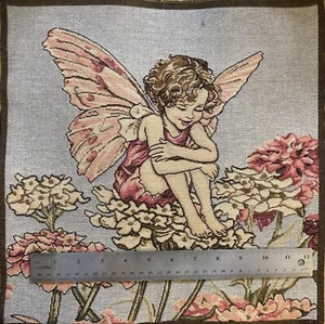 Candytuft Flower Fairy Tapestry Panel 13.5"x14.25” Cicely Mary Barker RARE & OOP - Picture 1 of 1
