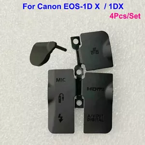 Guscio fotocamera USB HDMI interfaccia microfono gomma copertura porta tappo per Canon EOS-1D X 1DX - Foto 1 di 3