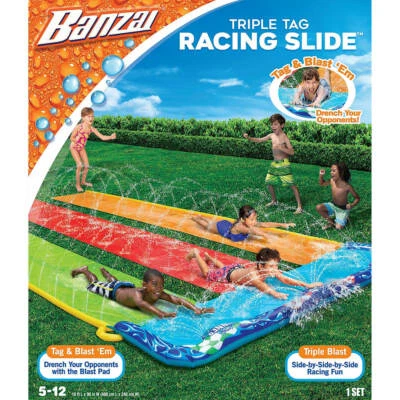 Banzai Triple Tag 赛车水滑梯 — 第 1/3 张图片