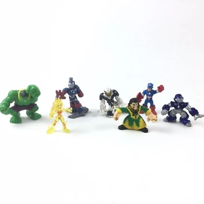 Playskool Super Hero Squad Lote Volcana Mandarín Iron Man Hulk Capt Figuras Juguetes Foto 1 de 4